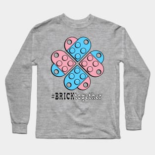 Brick Together Flower Power Trans Support Long Sleeve T-Shirt